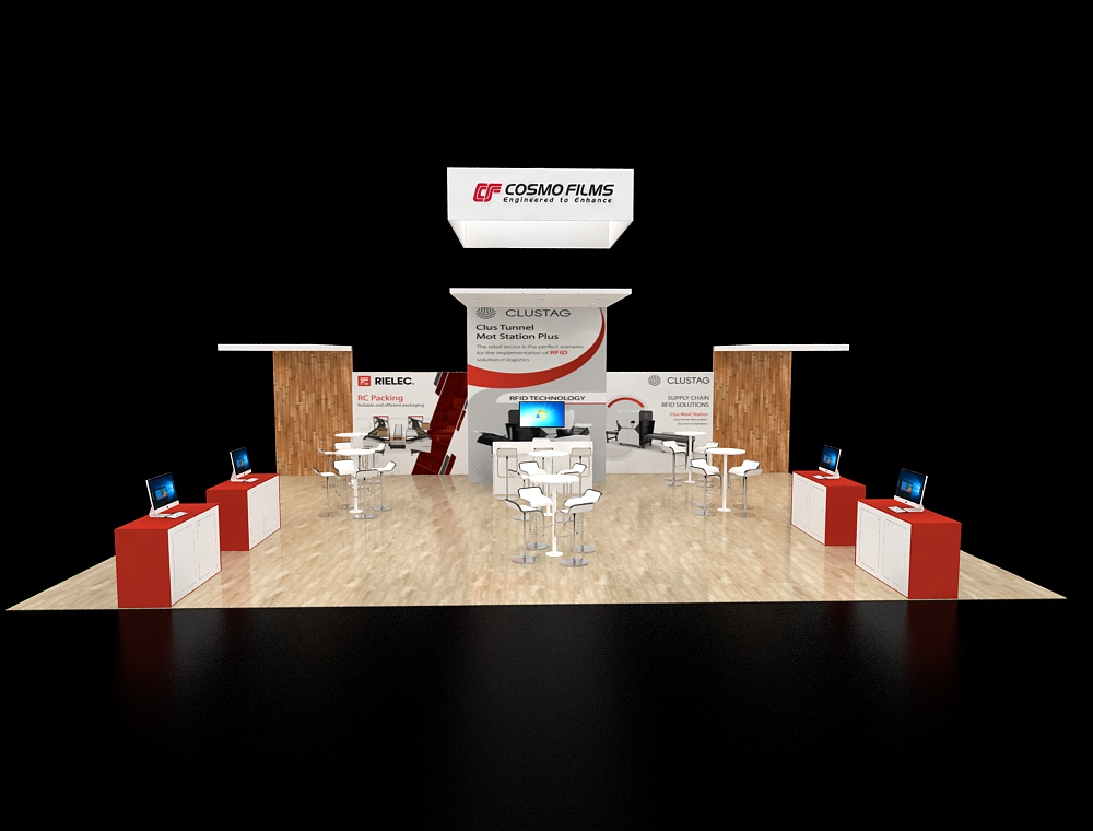 40x40 custom exhibit design