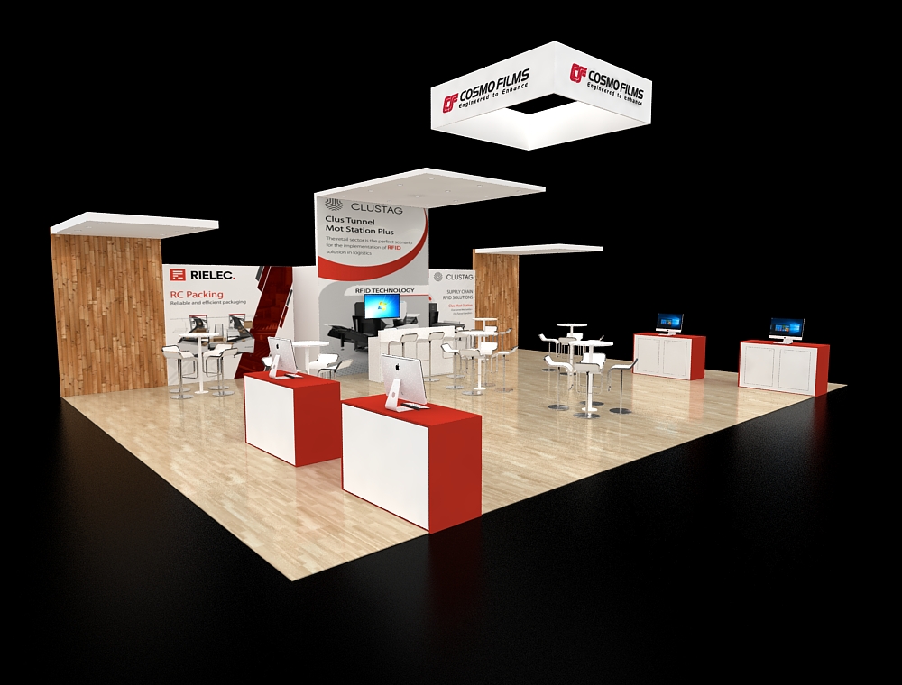 40x40 custom exhibit design