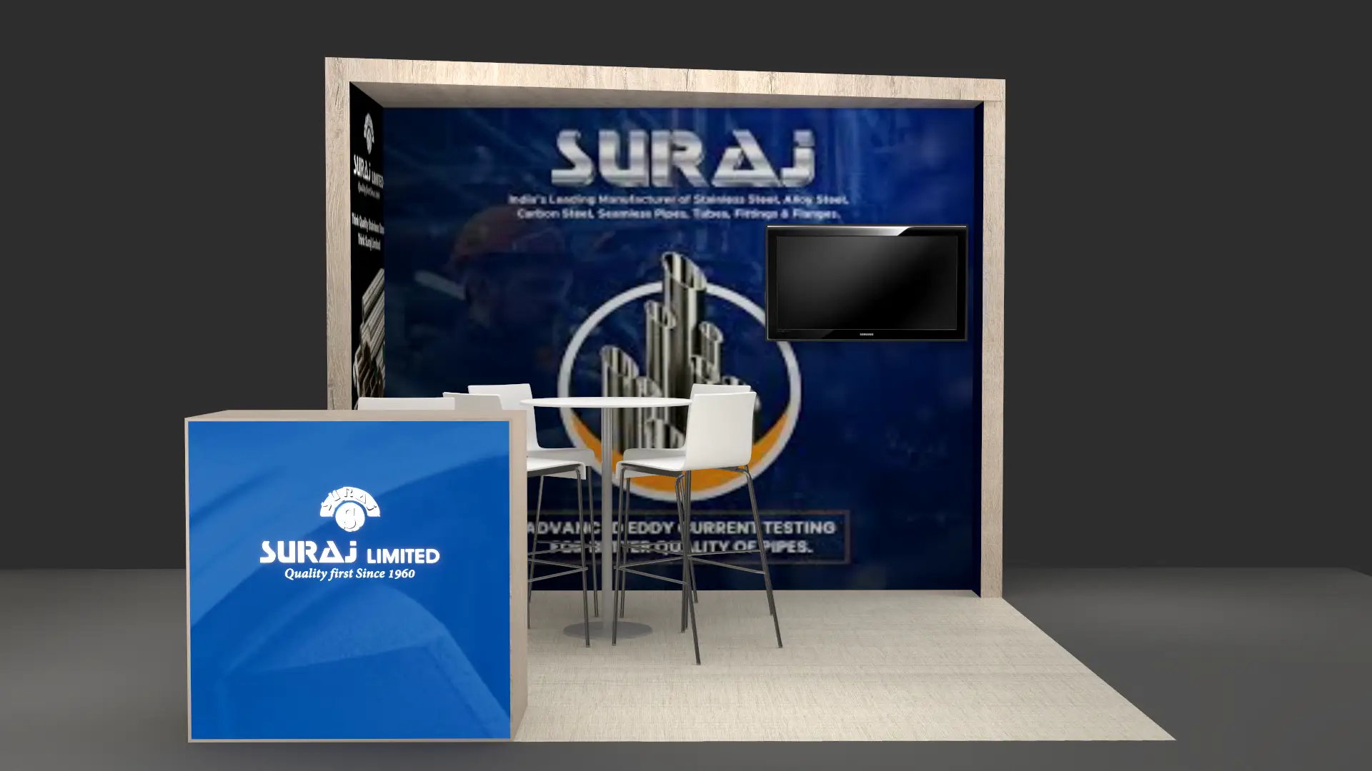 10x10 booth design