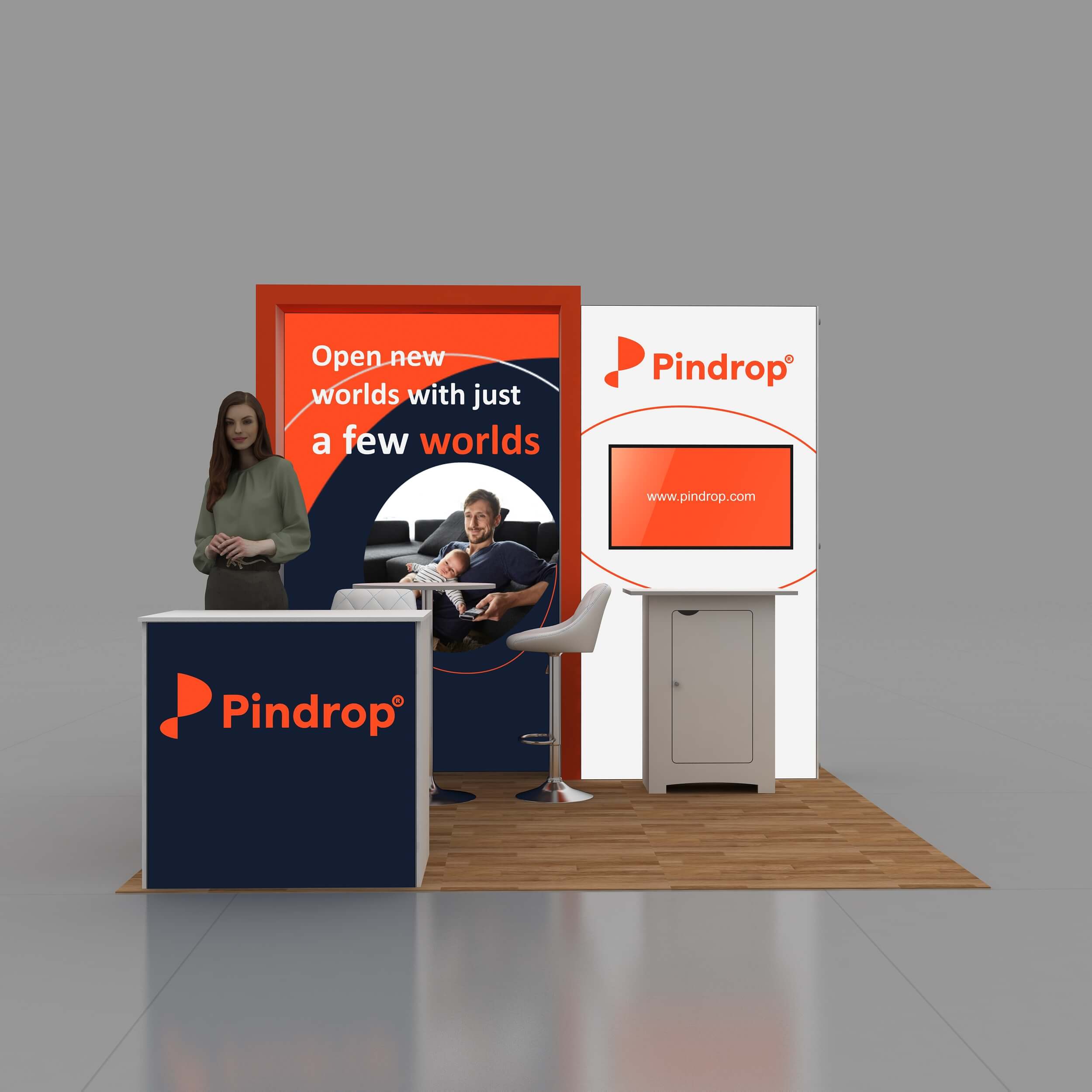 10x10 trade show booth ideas