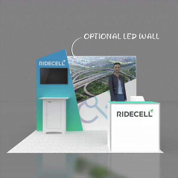 10x10 booth design