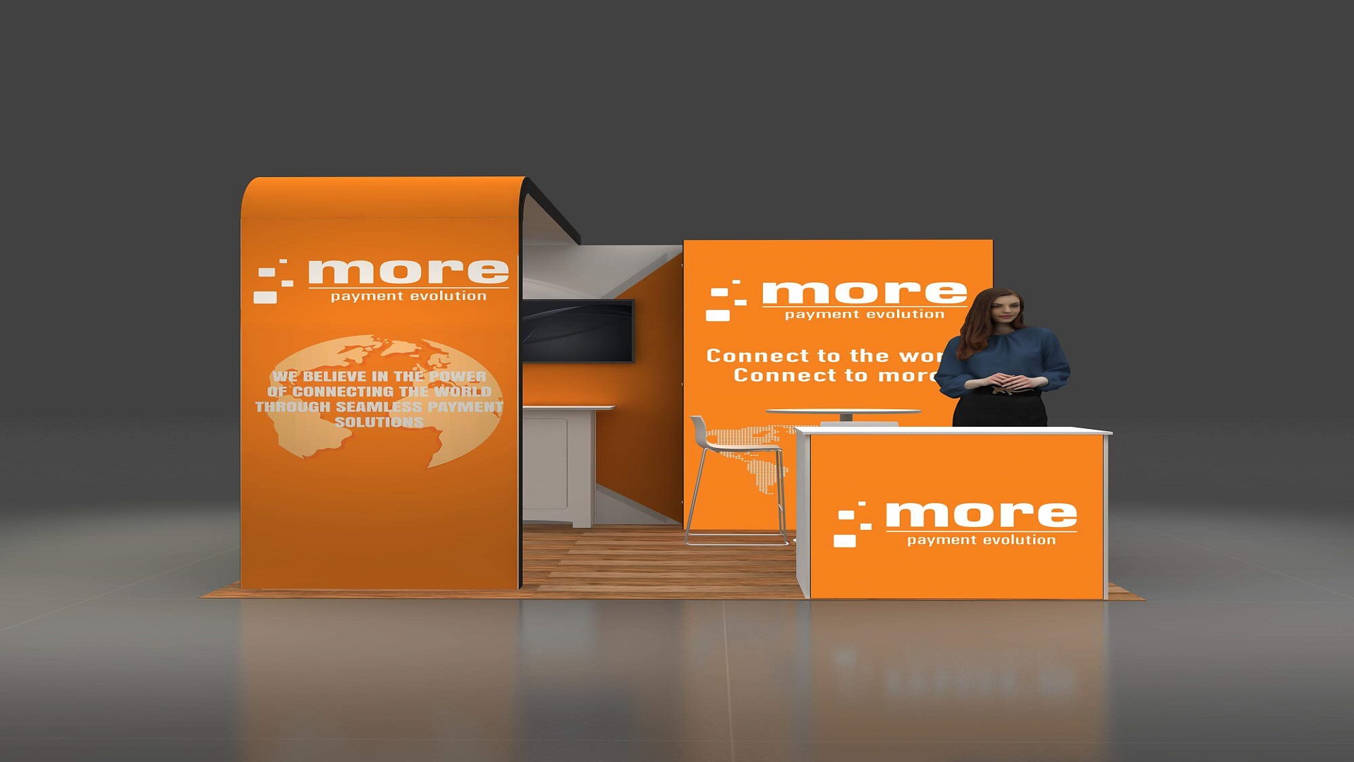 10x10 exhibit booth
