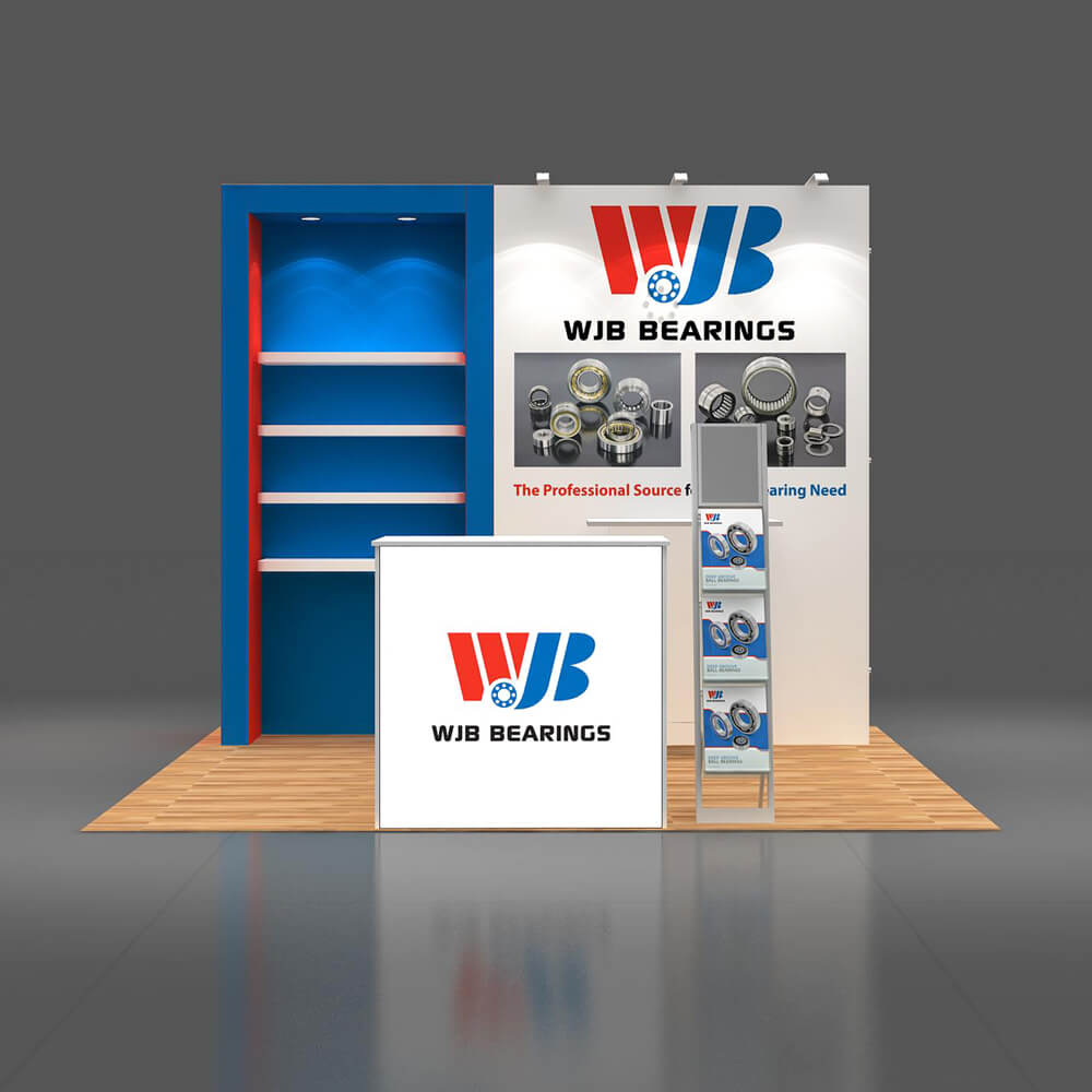 10x10 exhibit booth