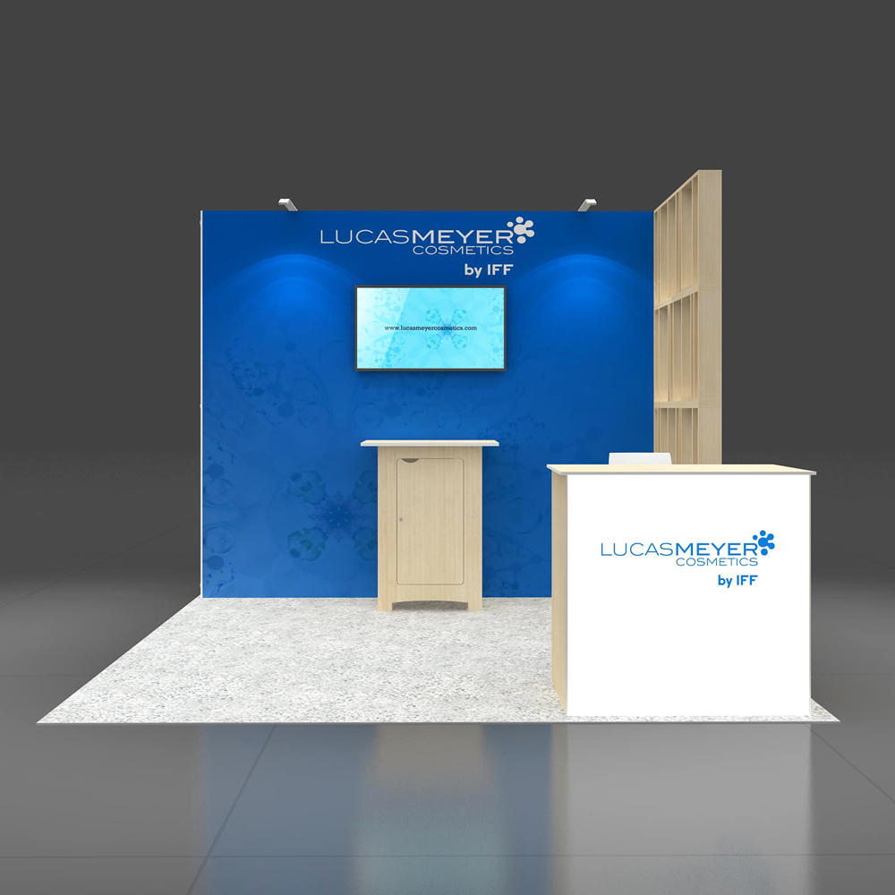 10x10 booth design