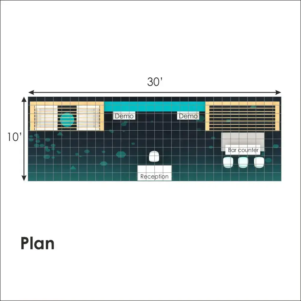 trade show booths 10x30