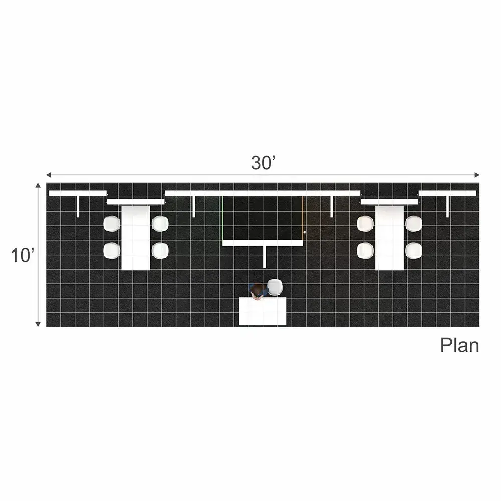 trade show booths 10x30