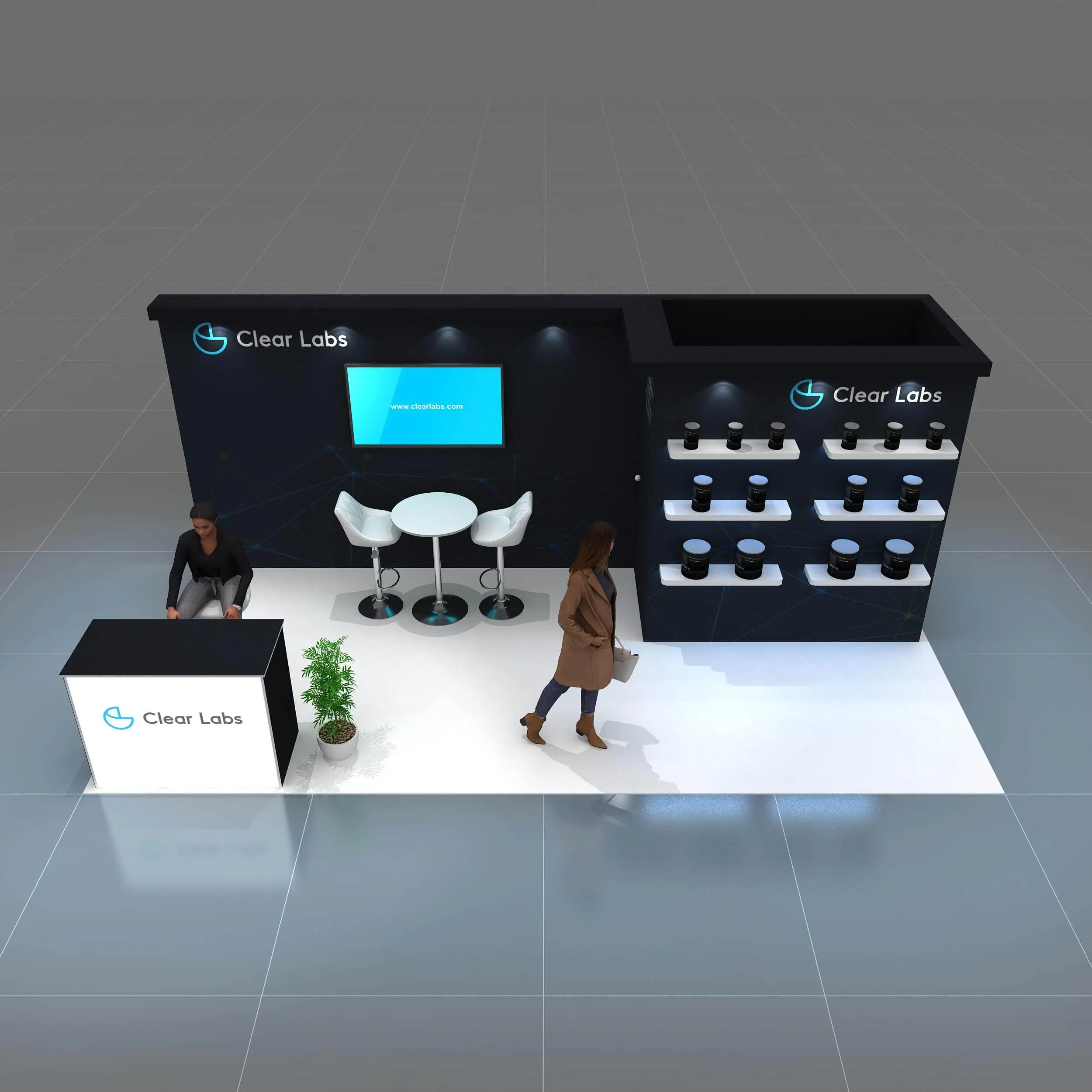 10x20 trade show displays