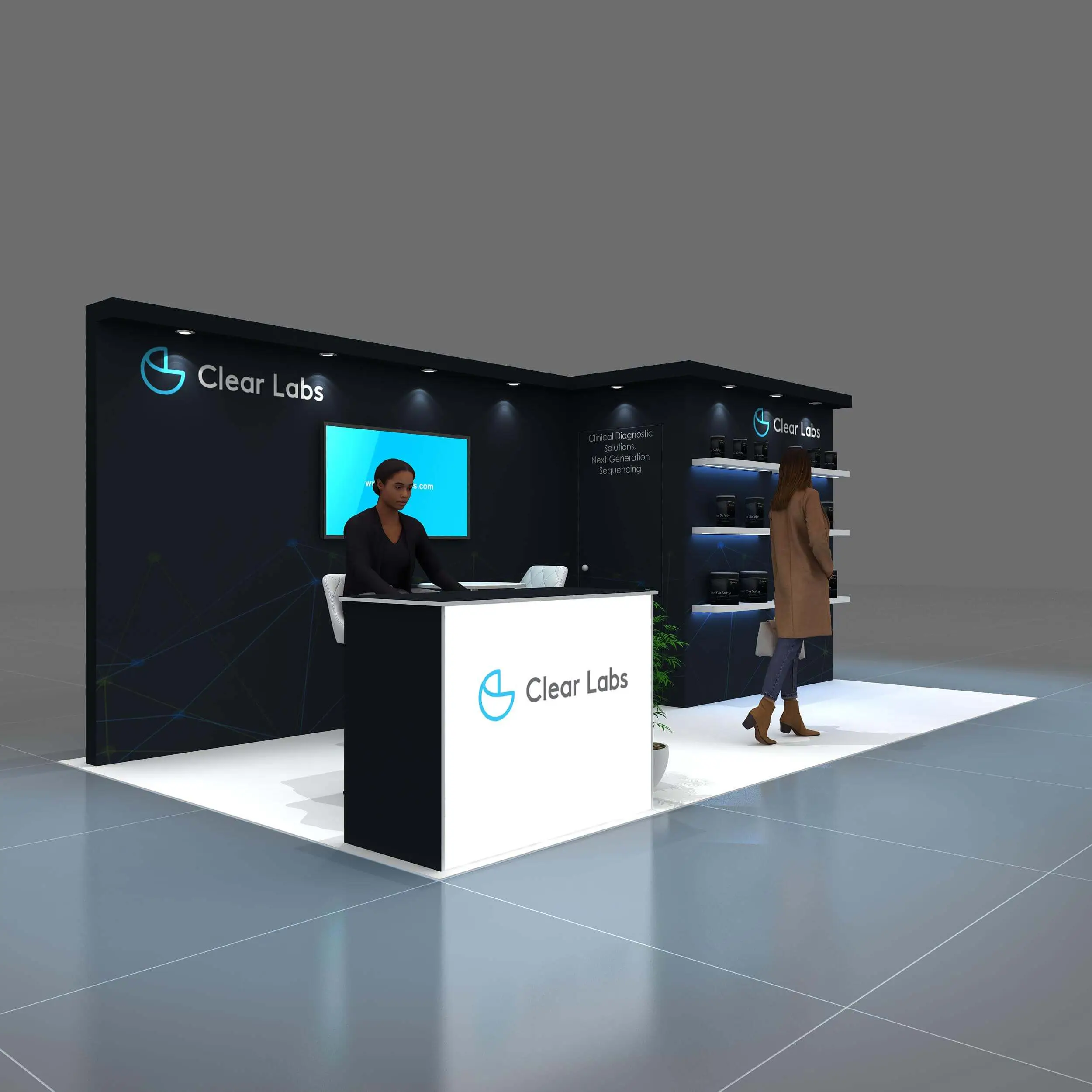 10x20 trade show displays