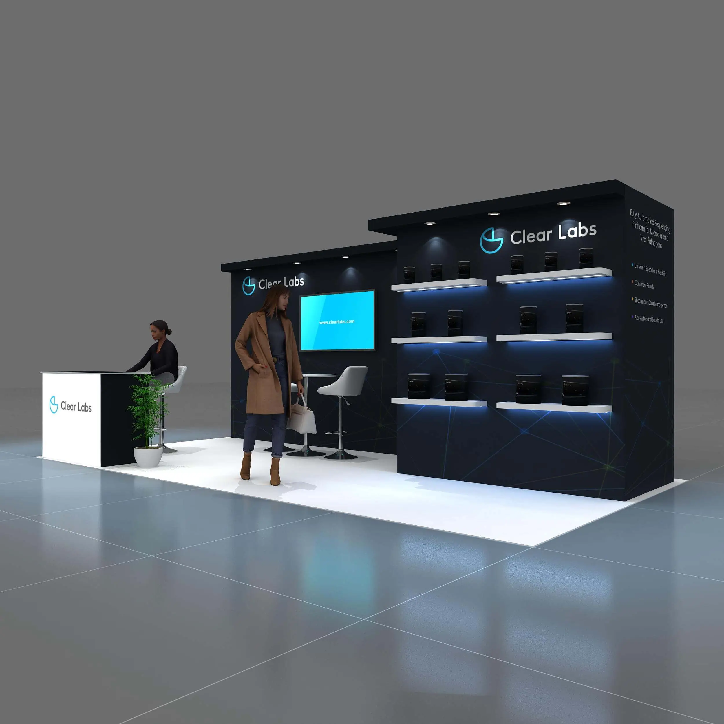 10x20 trade show displays