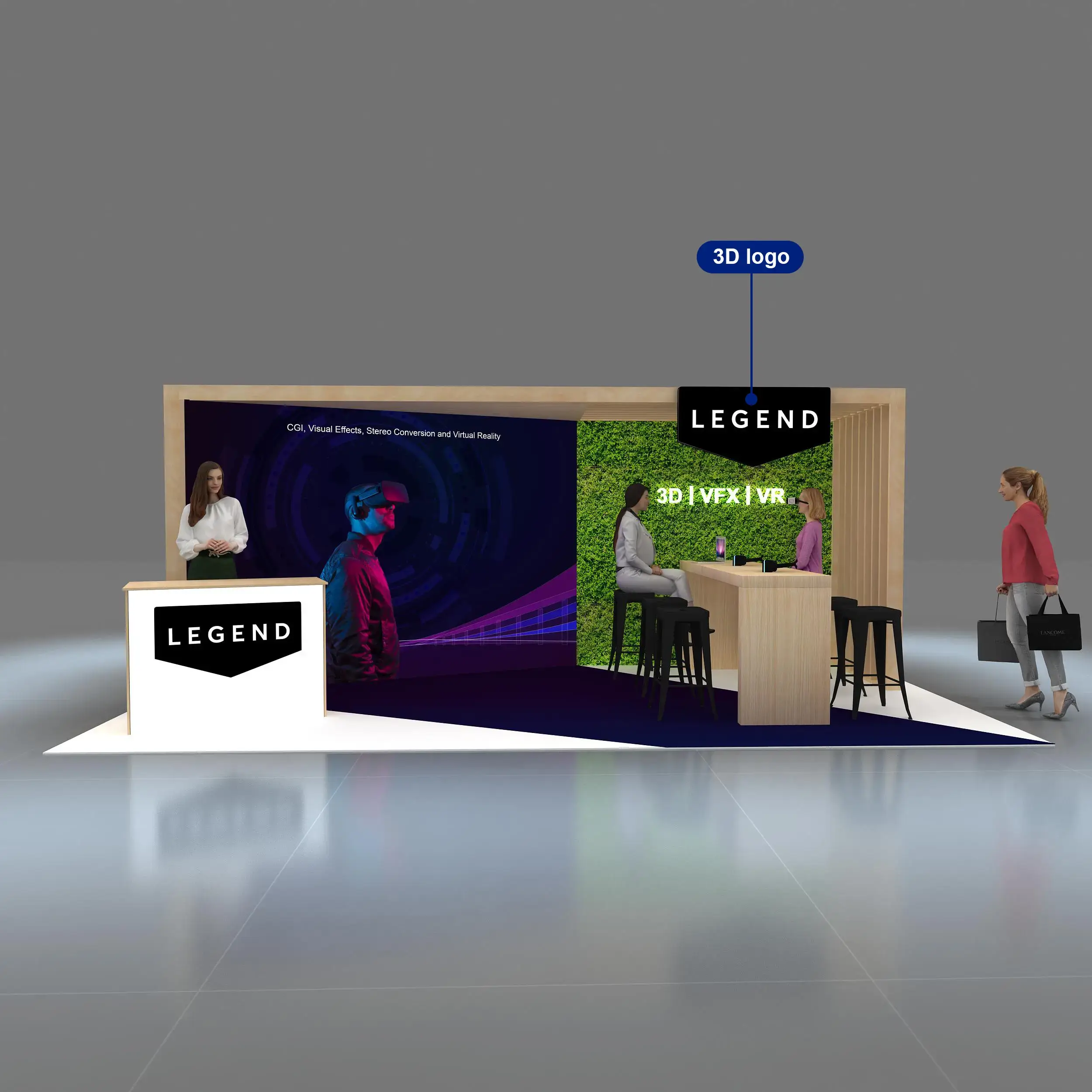 10x20 trade show displays