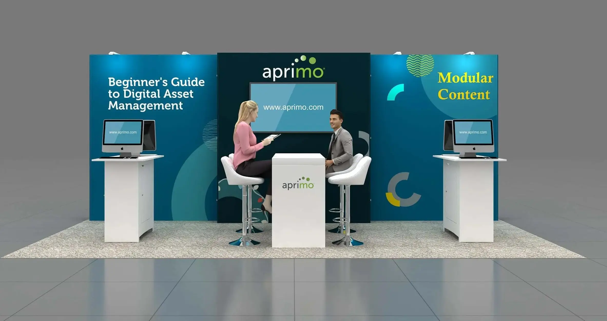 custom exhibit design 10x20