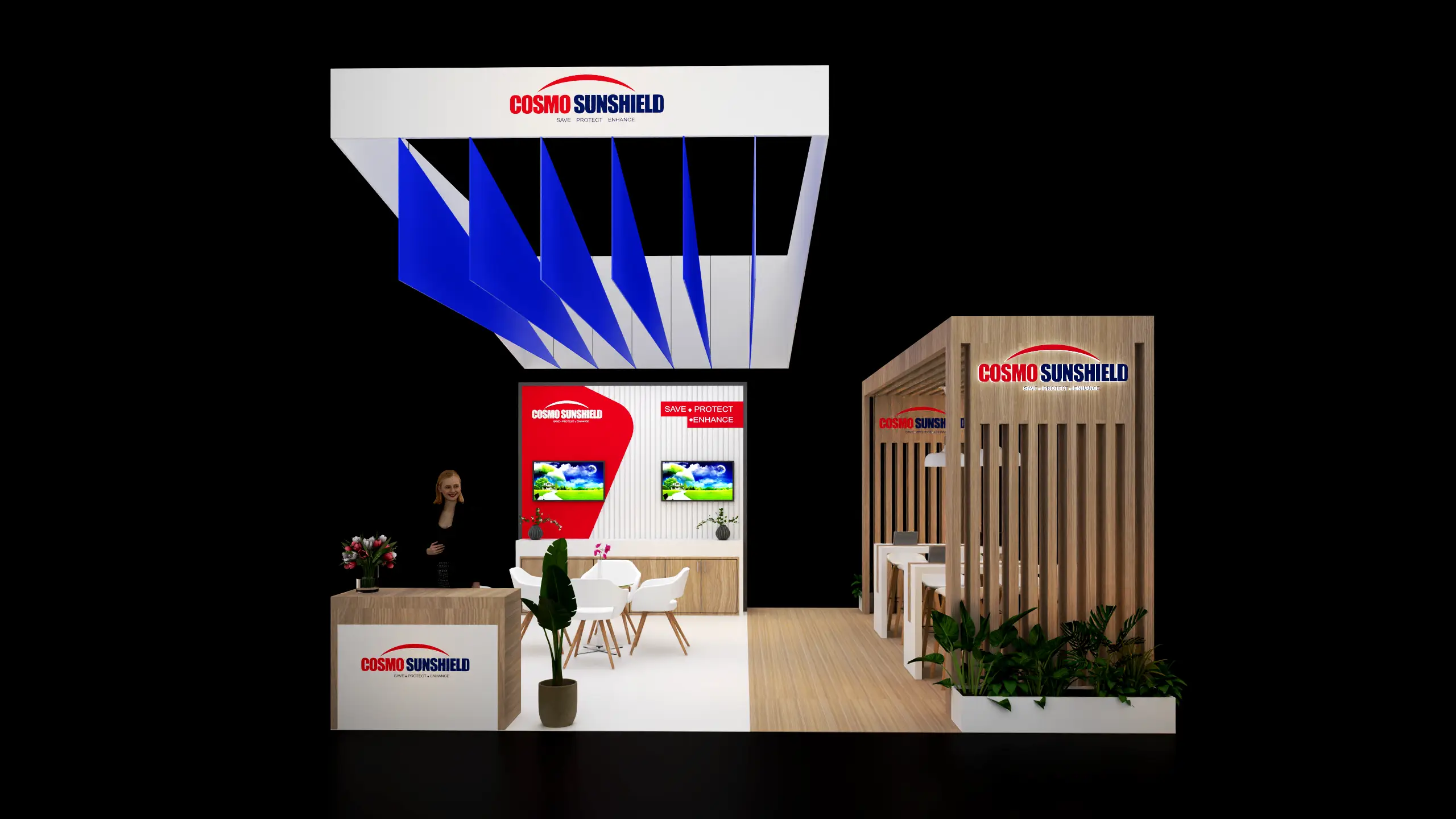 20x20 trade show booth rental