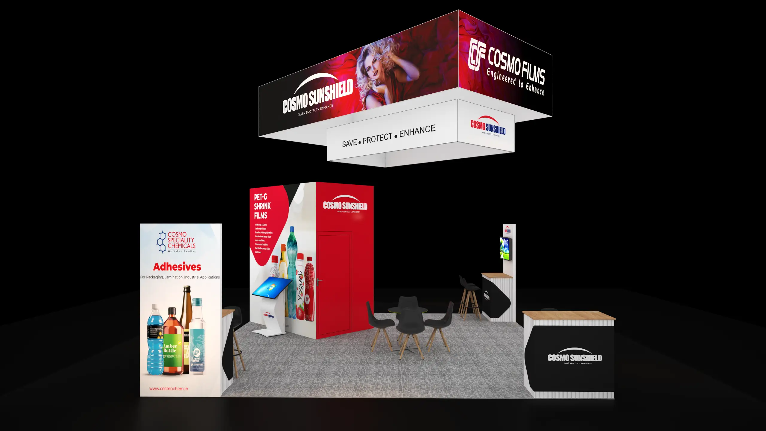 20x20 custom exhibit design