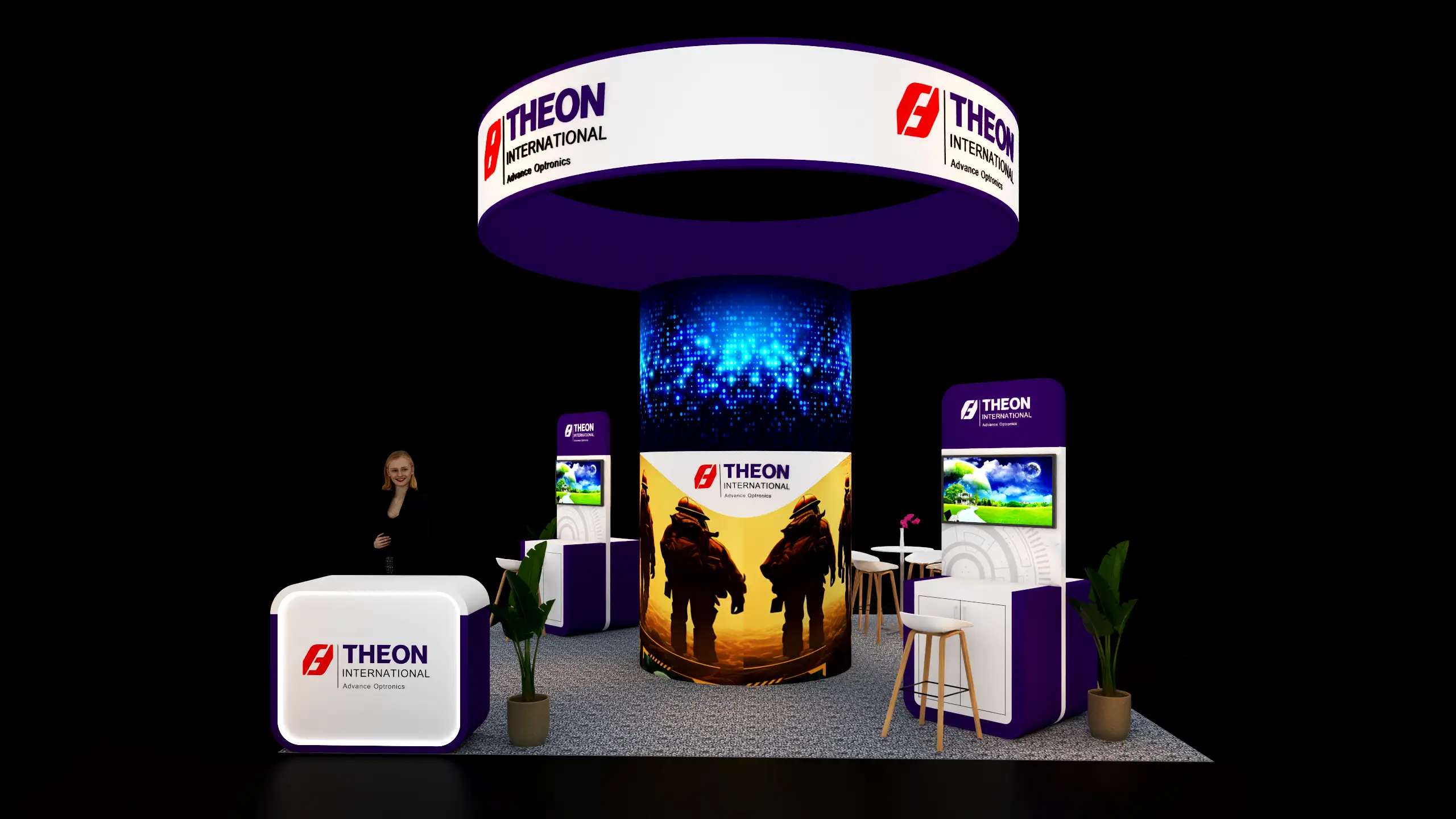 20x20 custom exhibit design