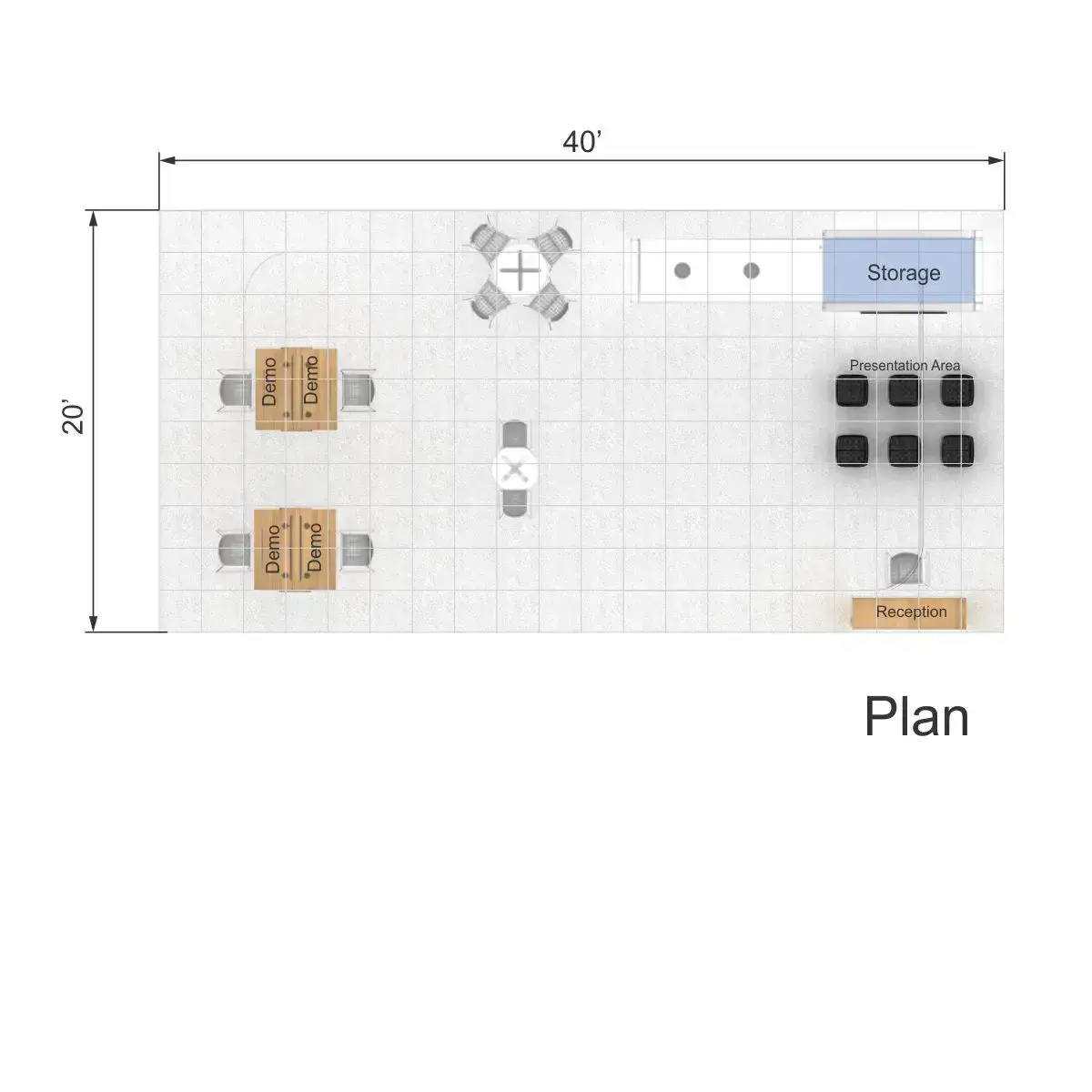 20x40 trade show displays