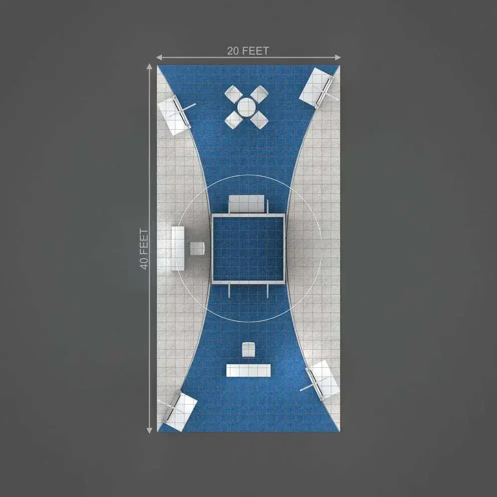 20x40 trade show displays