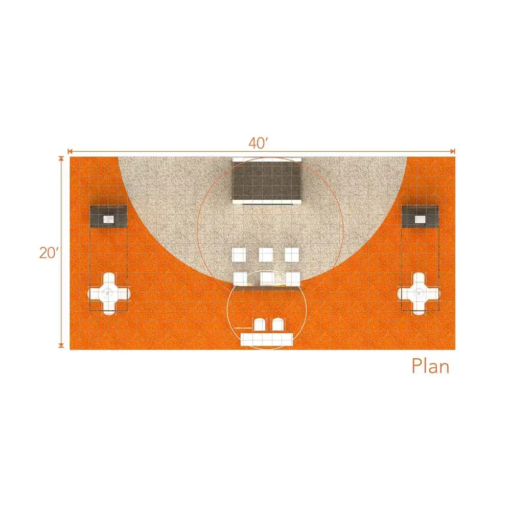 20x40 trade show displays