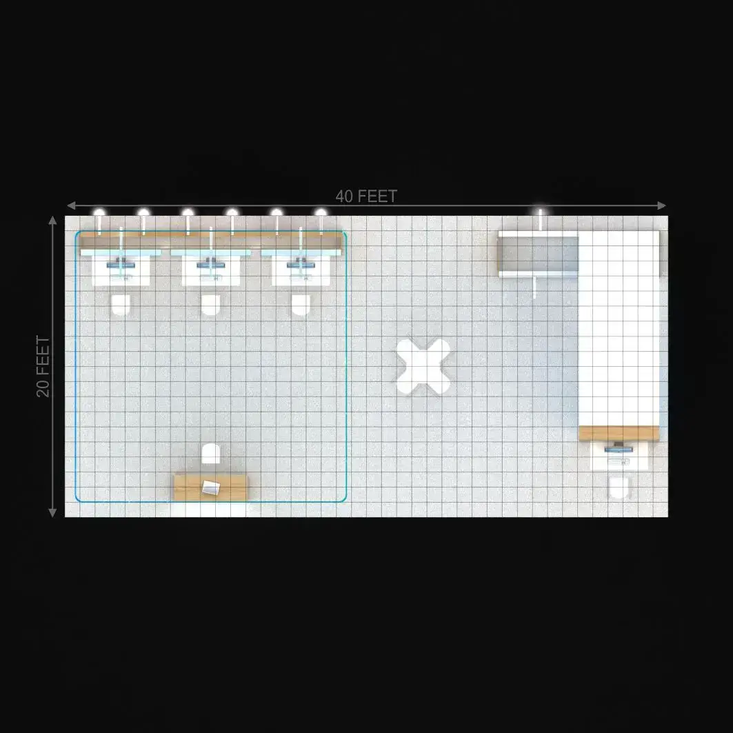 20x40 trade show displays