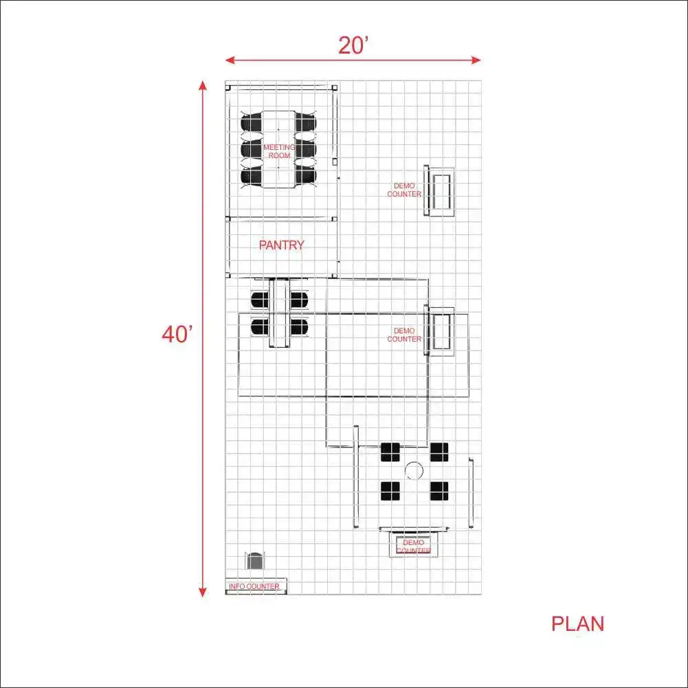 20x40 trade show displays