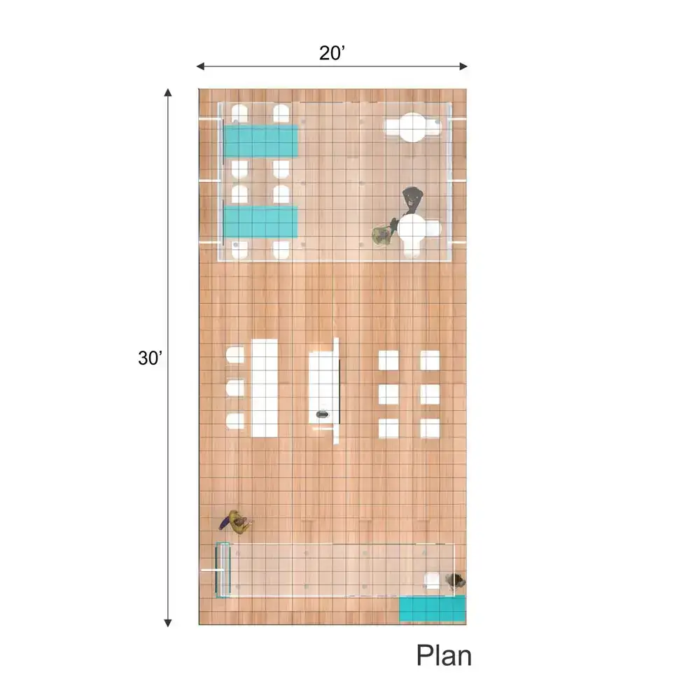 20x40 trade show displays