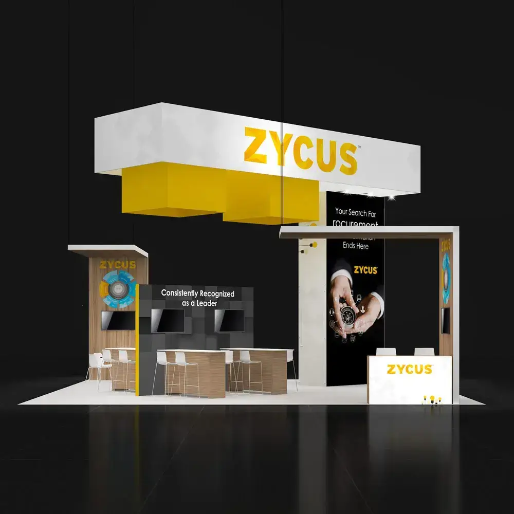 30x30 convention booth builders