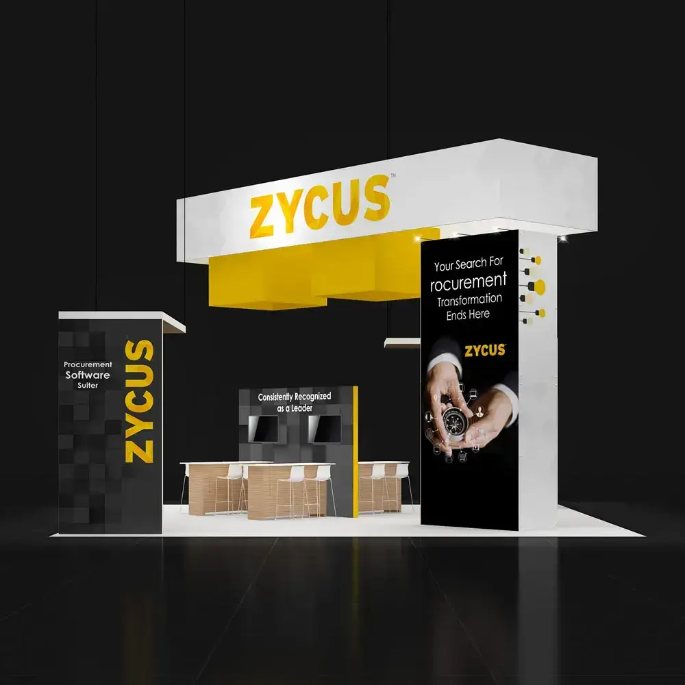 30x30 convention booth builders