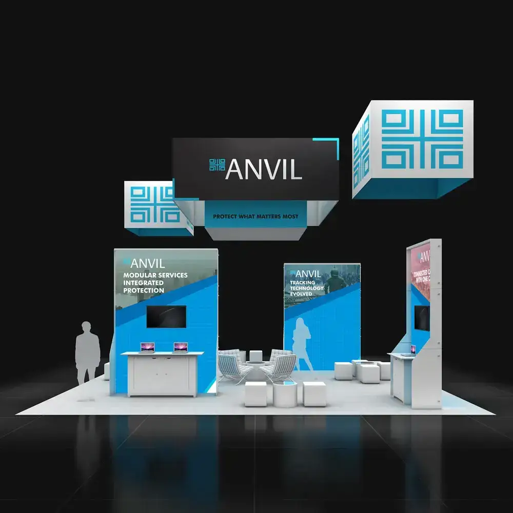 30x30 convention booth builders