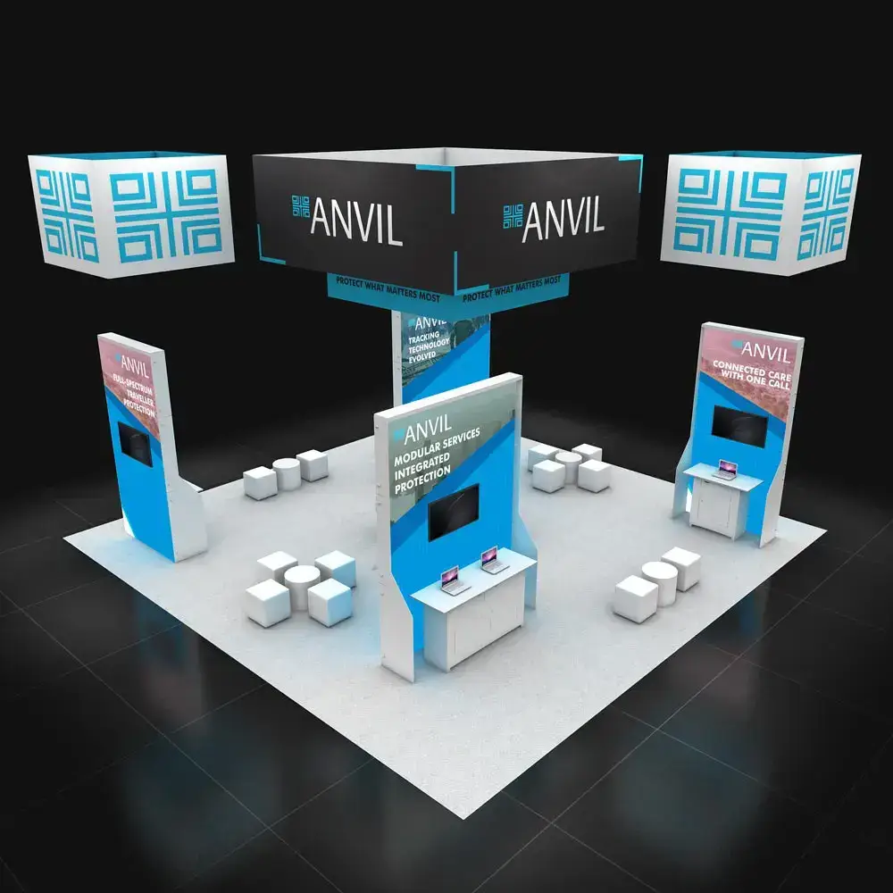 30x30 convention booth builders