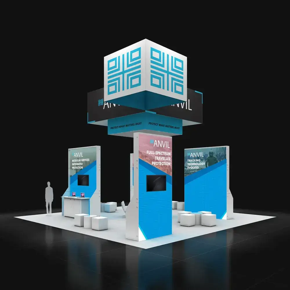 30x30 convention booth builders
