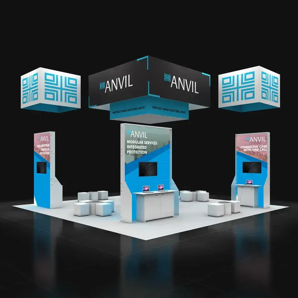 30x30 convention booth builders