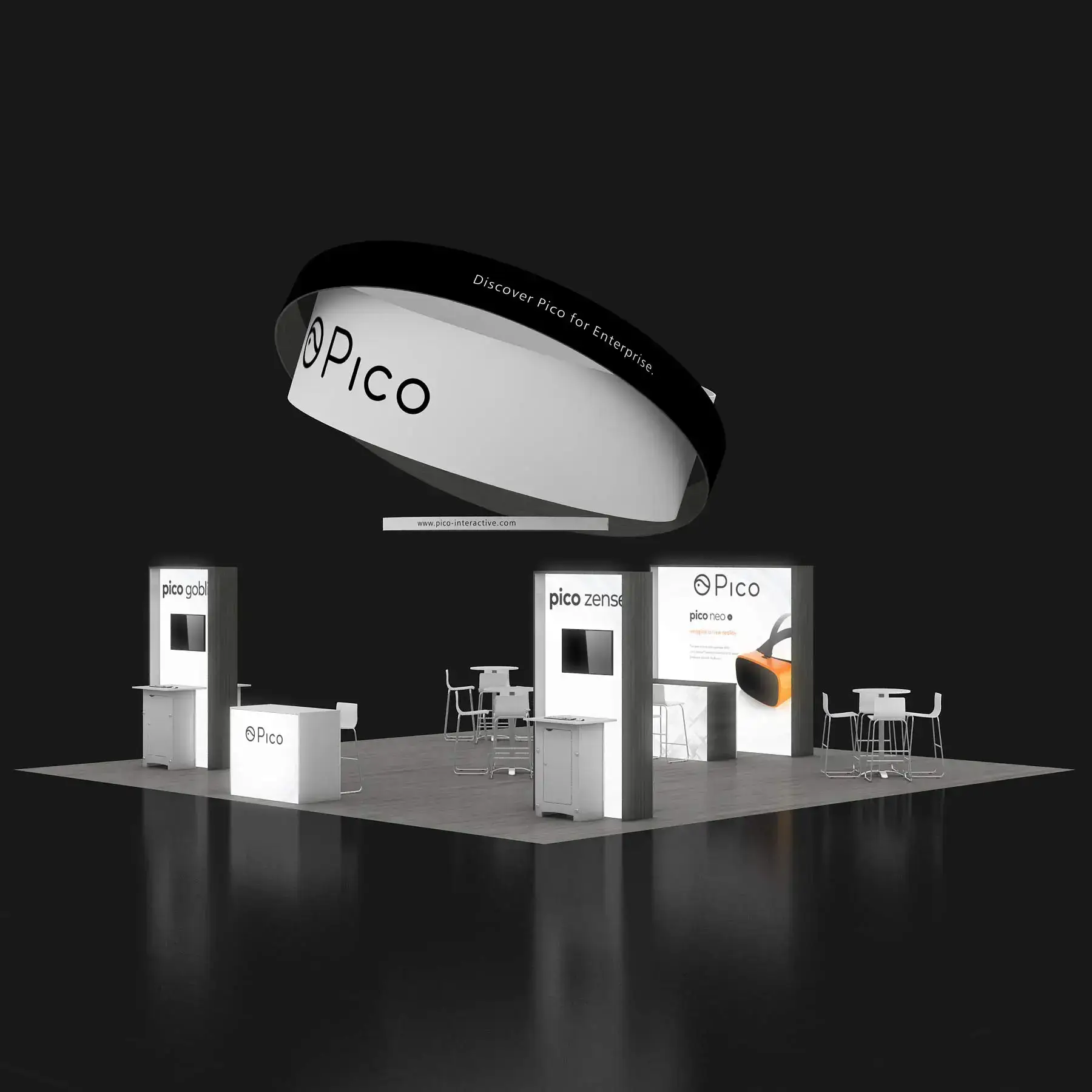 30x30 convention booth builders