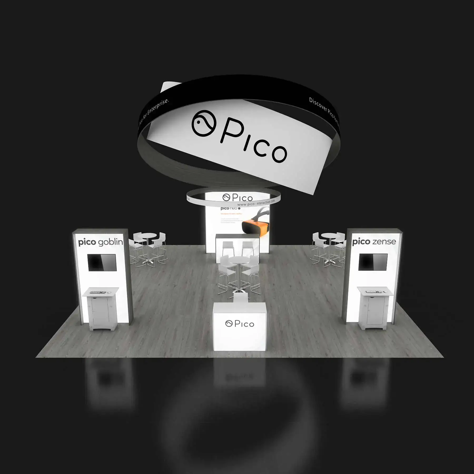 30x30 convention booth builders