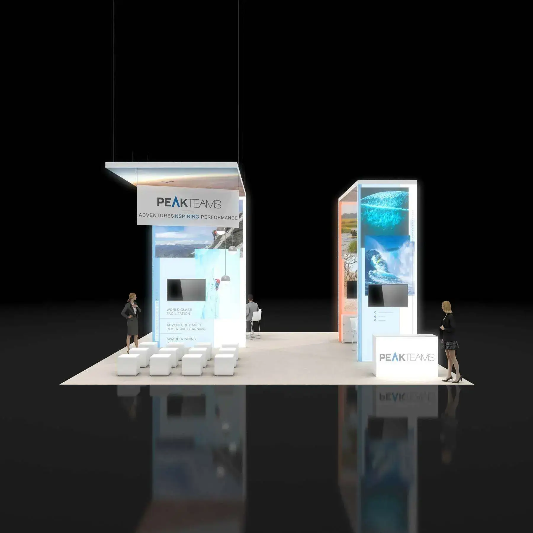 30x30 convention booth builders