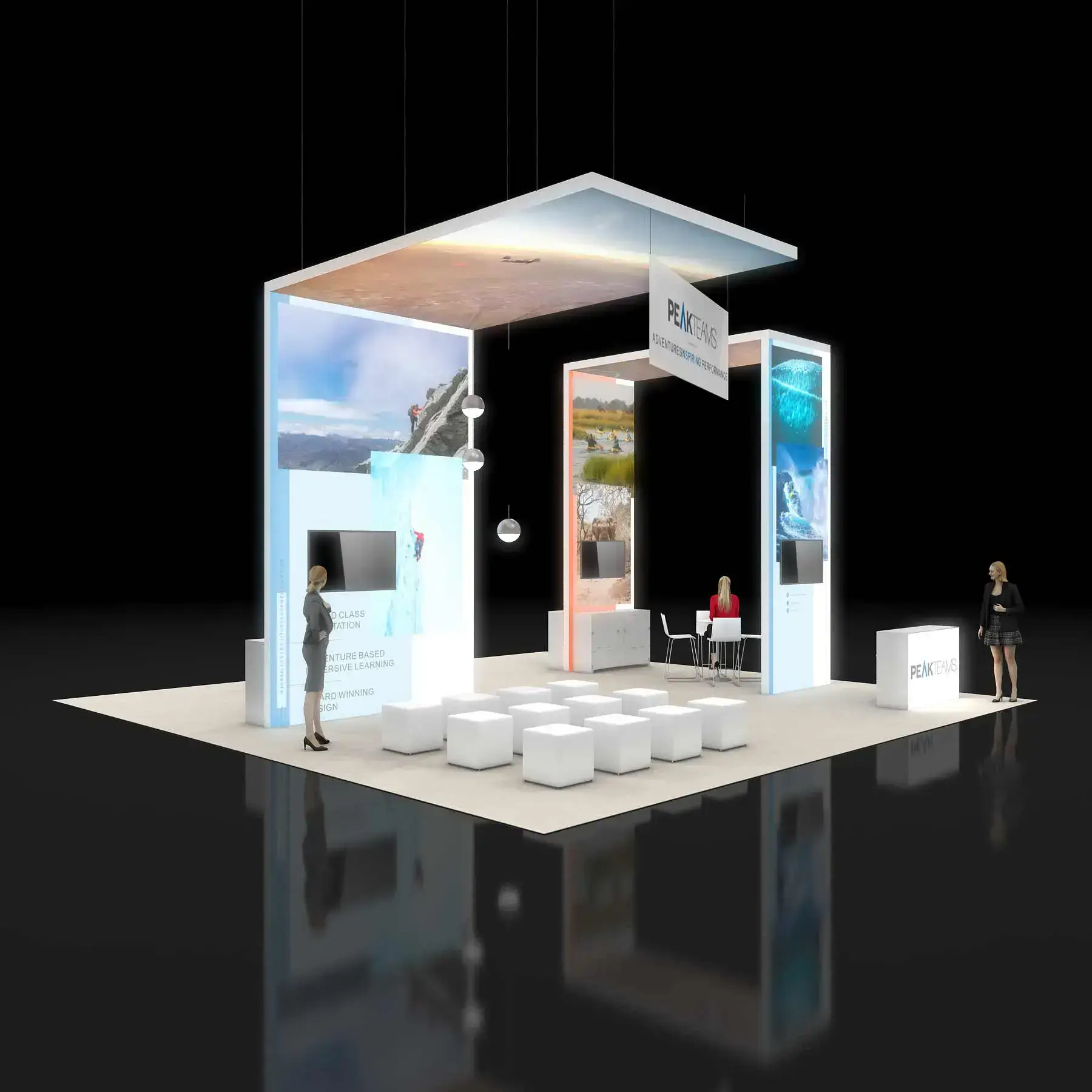 30x30 convention booth builders