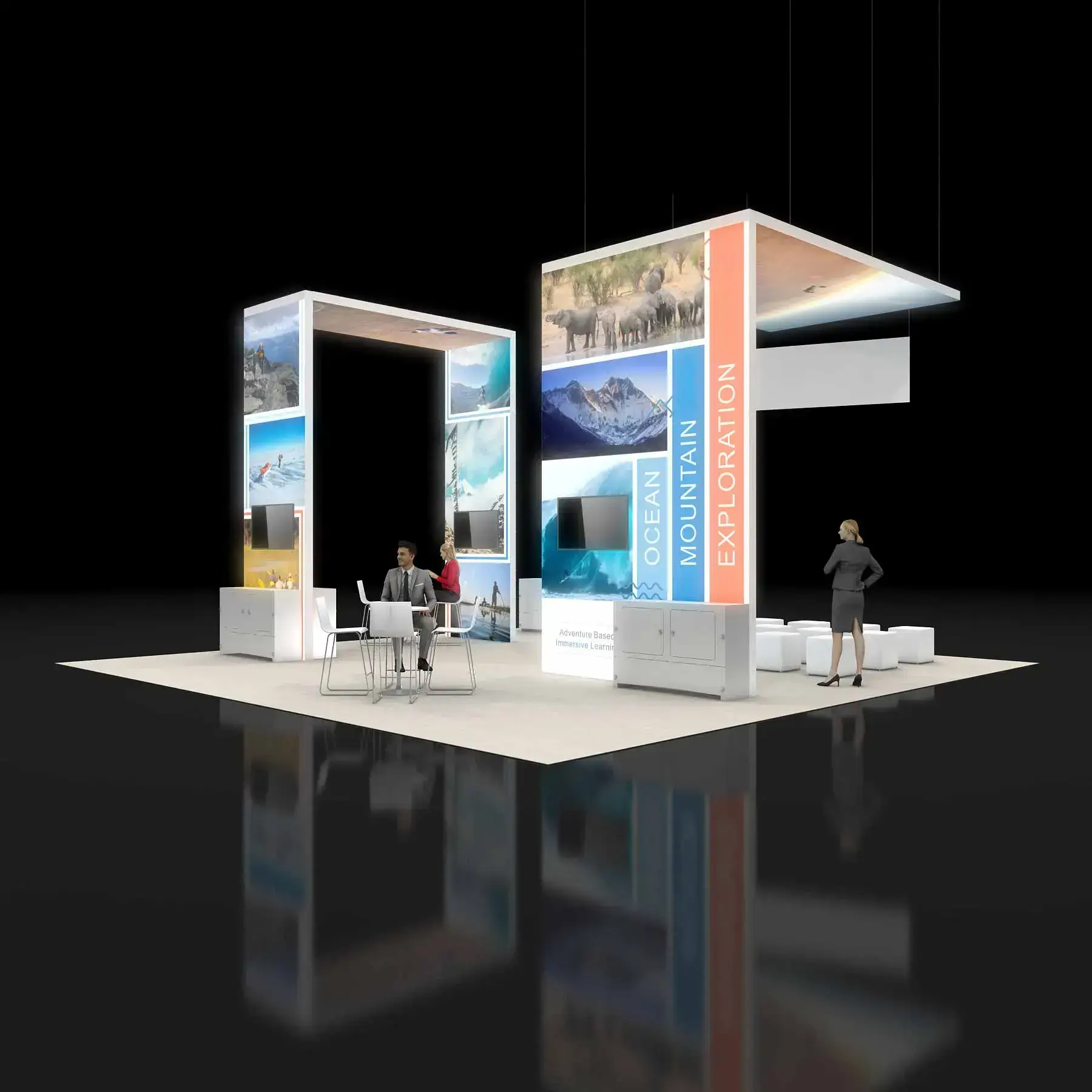 30x30 convention booth builders