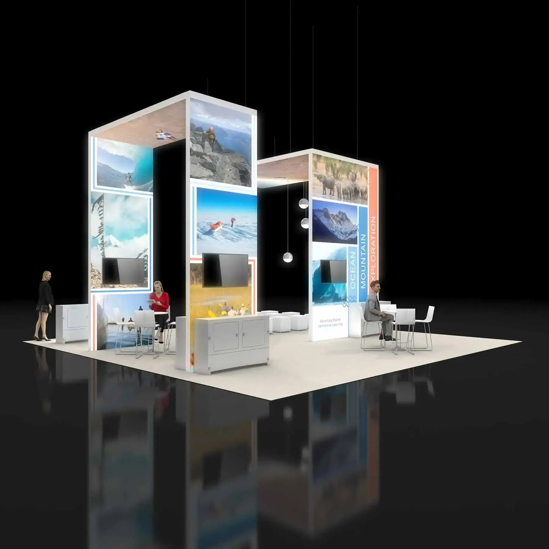 30x30 convention booth builders