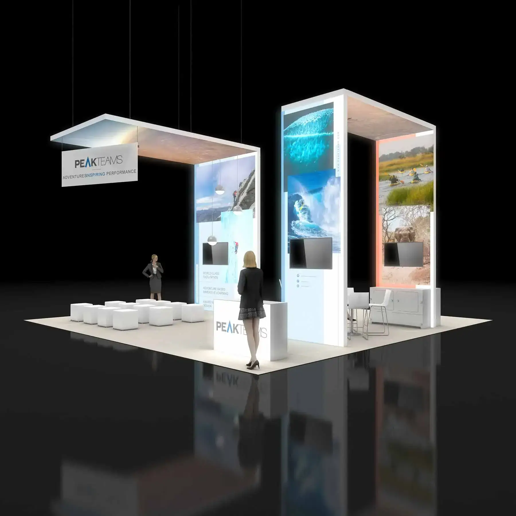 30x30 convention booth builders