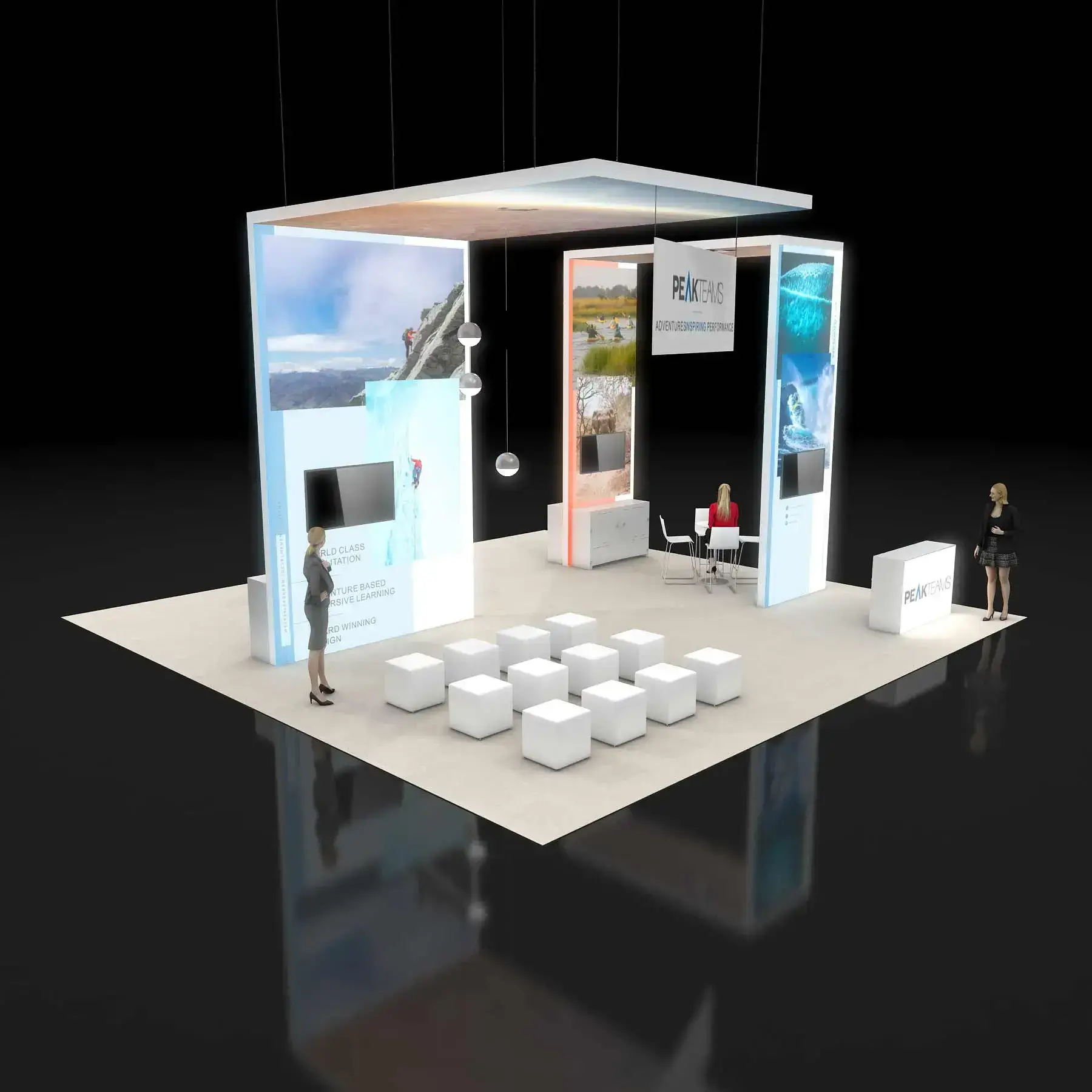 30x30 convention booth builders