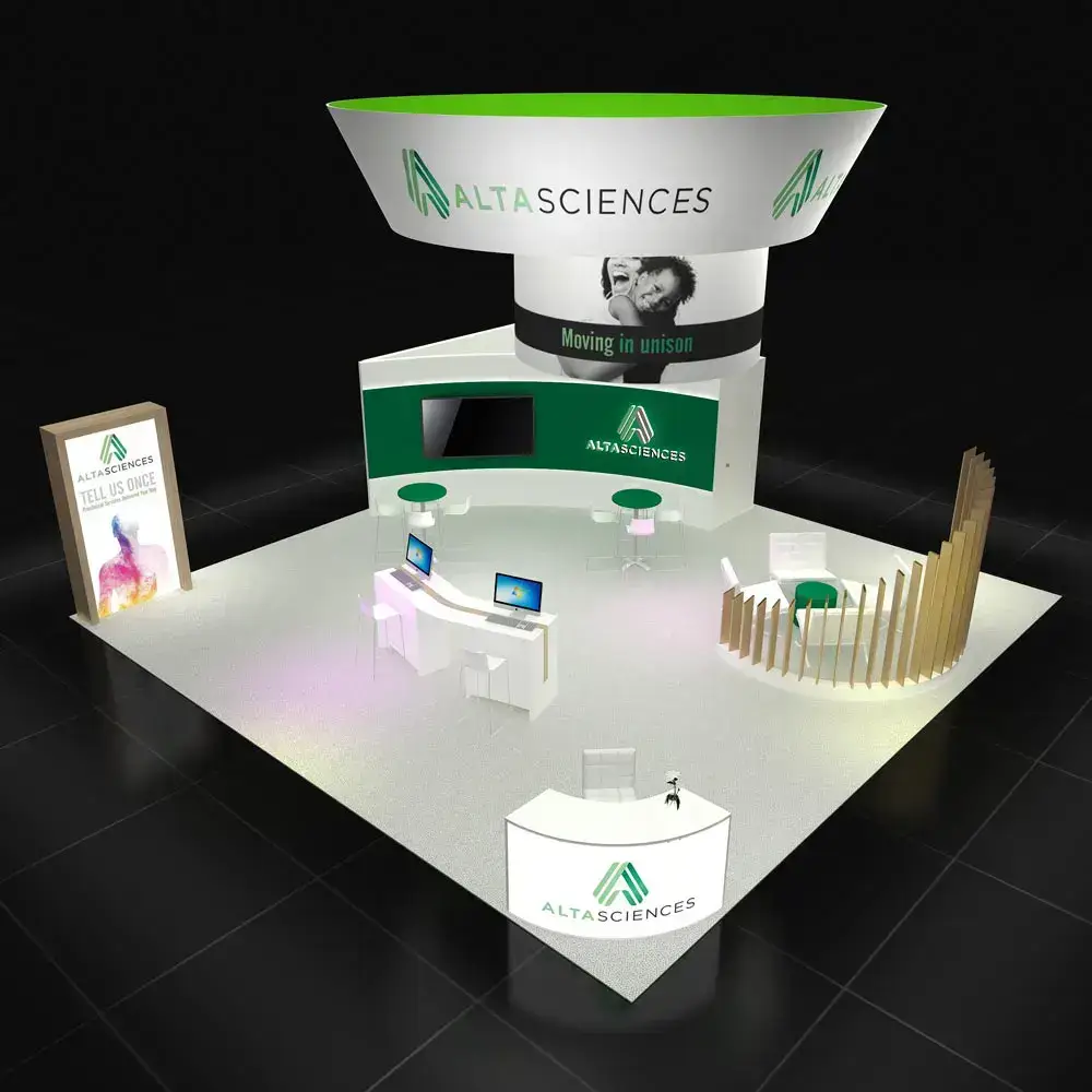 30x30 convention booth builders