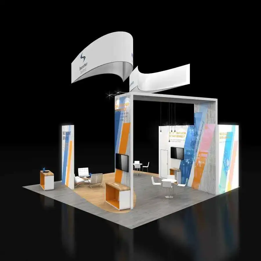 30x30 convention booth builders