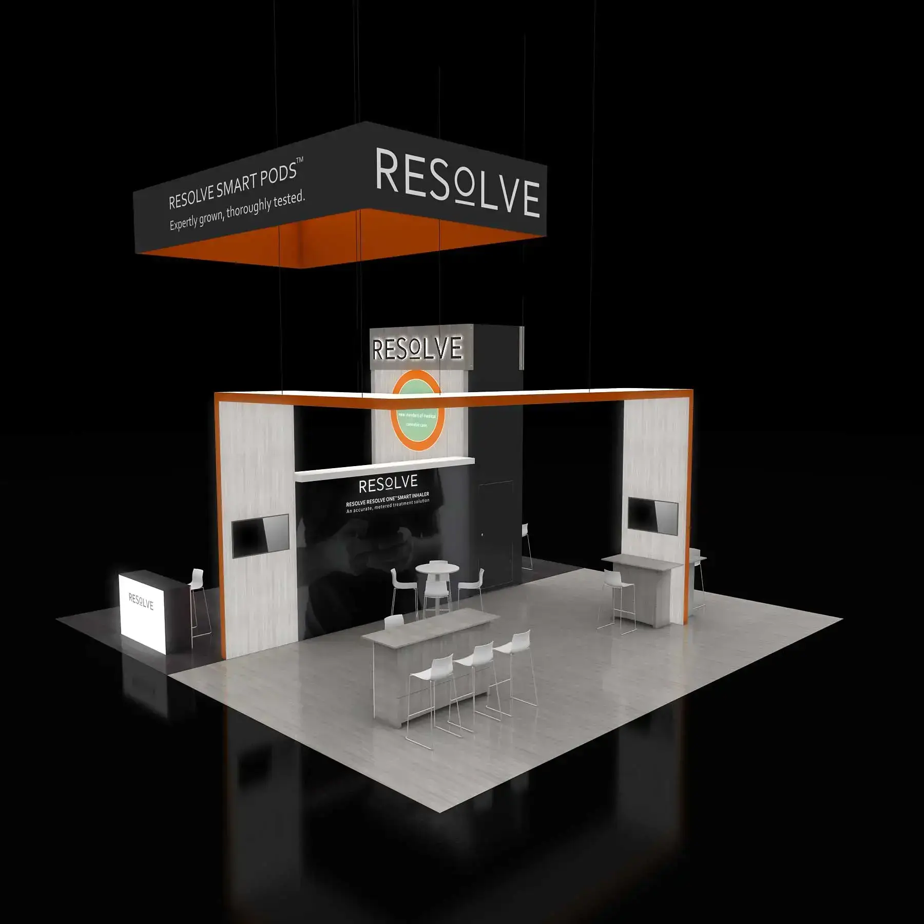 30x30 convention booth builders