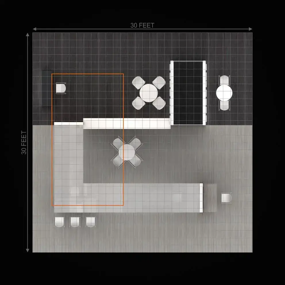 30x30 convention booth builders