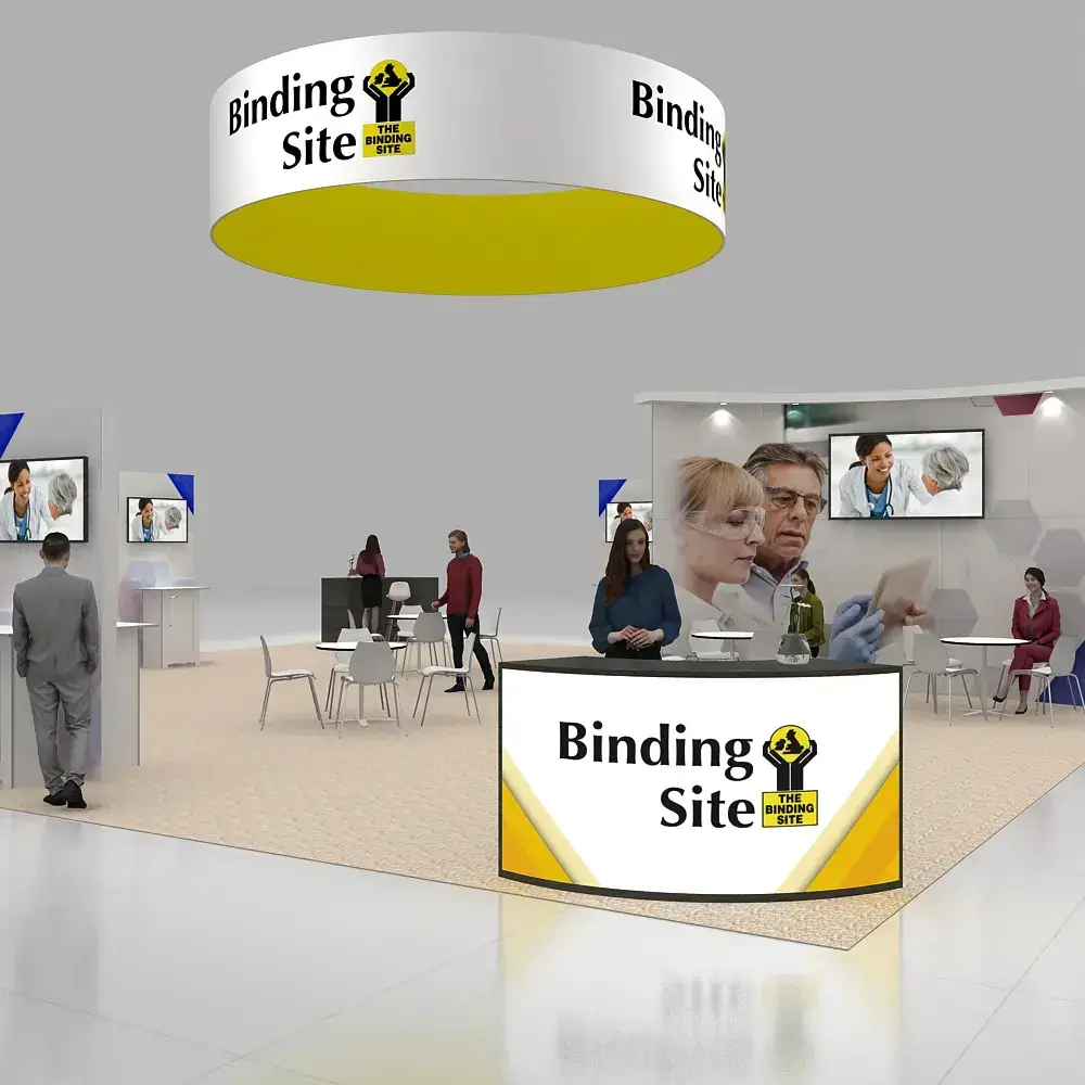 40x40 custom exhibit design