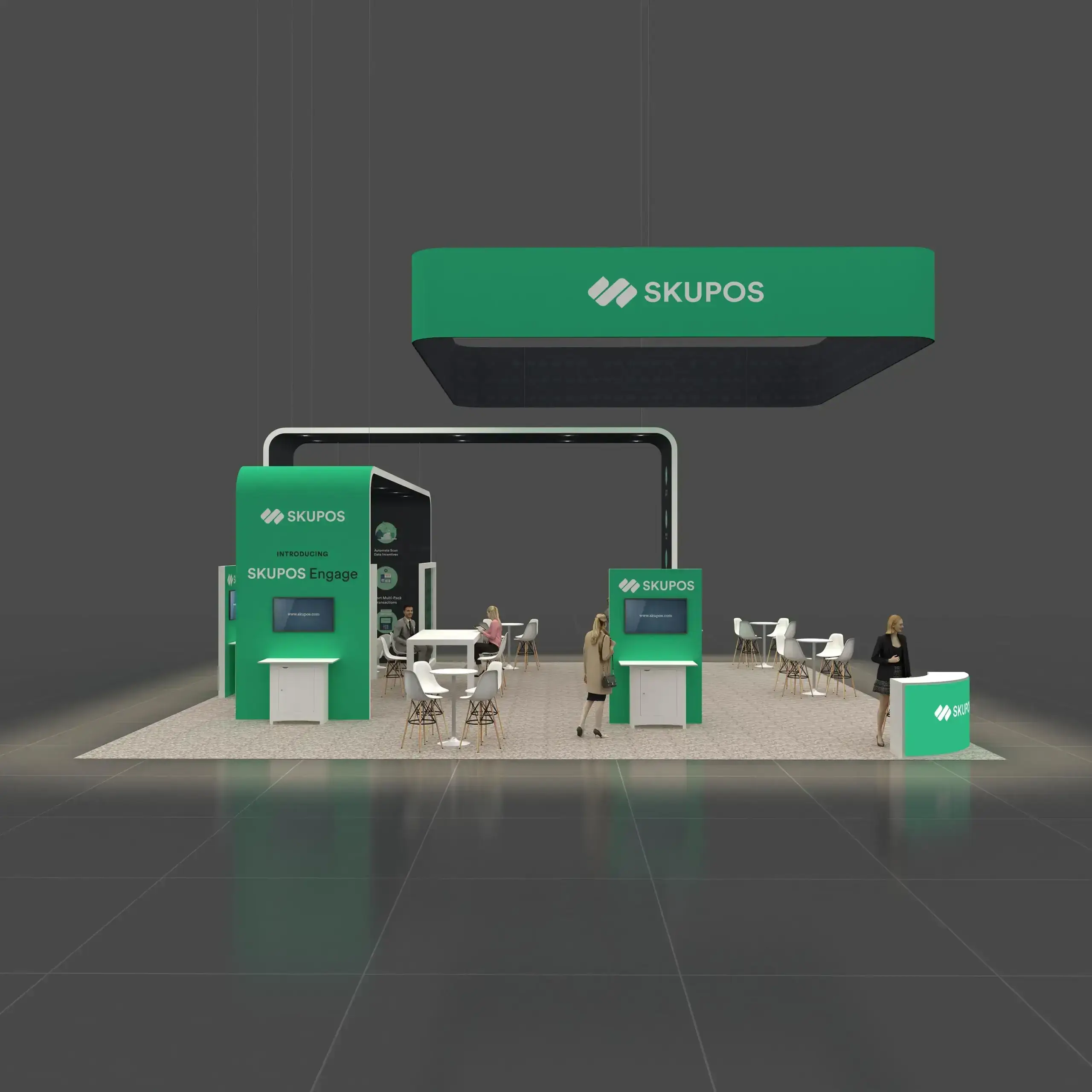 40x40 custom exhibit design